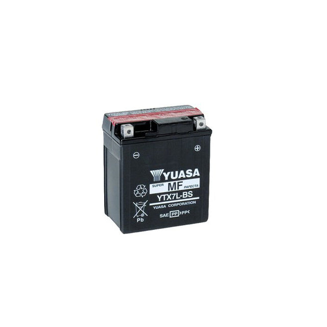 Baterie motocyklová 12V/6Ah YUASA YTX7L-BS