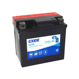 Baterie motocyklová 12V/4Ah EXIDE ETX5L-BS