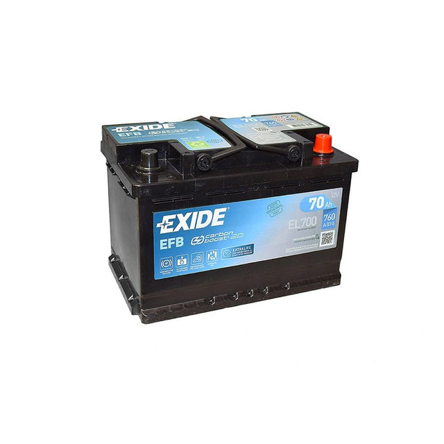 Autobaterie EFB EXIDE START-STOP EL700 70Ah 12V