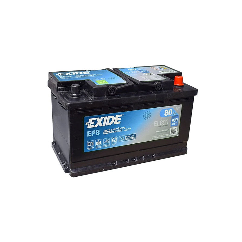 Autobaterie EFB EXIDE START-STOP EL800 80Ah 12V