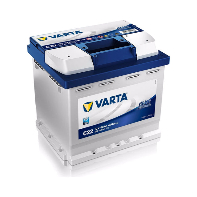 Autobaterie VARTA BLUE Dynamic 52Ah 12V C22