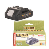 Baterie PROCRAFT 20V 2000mAh
