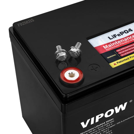 Baterie LiFePO4 12,8V 100Ah VIPOW BAT0496 s BMS