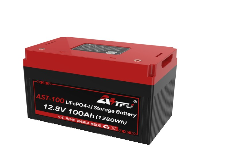 Baterie LiFePO4 12,8V 100Ah SOLARFAM AST-100 s výhřevem Bluetooth