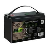 Baterie LiFePO4 12,8V 100Ah GETI GBL-12-100DV2 Displej