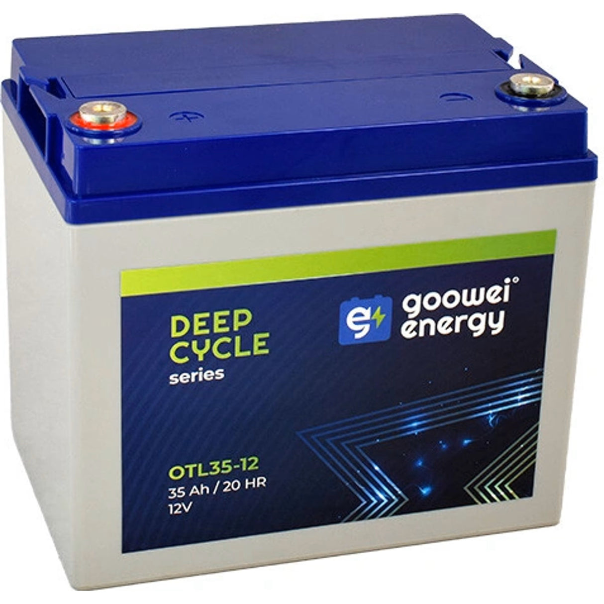 Trakční olověný akumulátor 12V 35Ah GOOWEI ENERGY OTL35-12