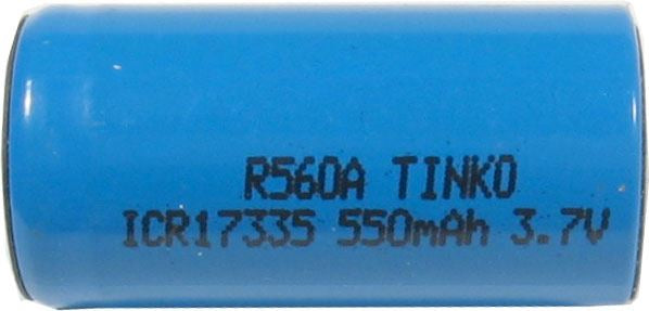 Baterie nabíjecí Li-Ion ICR17335  3,7V/550mAh TINKO