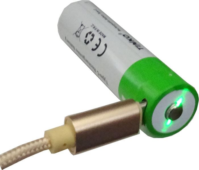 Baterie nabíjecí Li-Ion ICR18650 3,7V/2000mAh TINKO USB-C