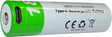 Baterie nabíjecí Li-Ion ICR18650 3,7V/2000mAh TINKO USB-C