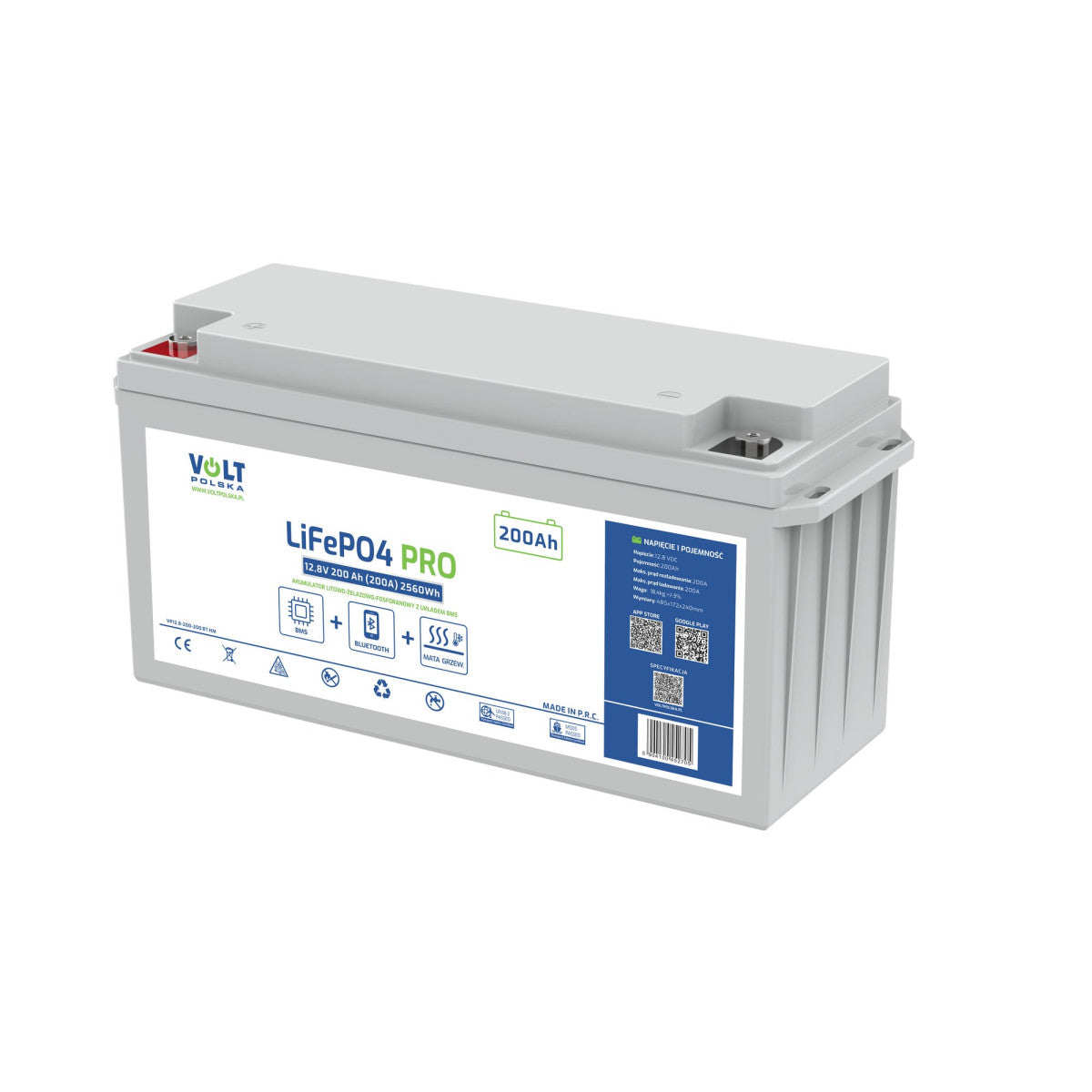 Baterie LiFePO4 12,8V 200Ah VOLT