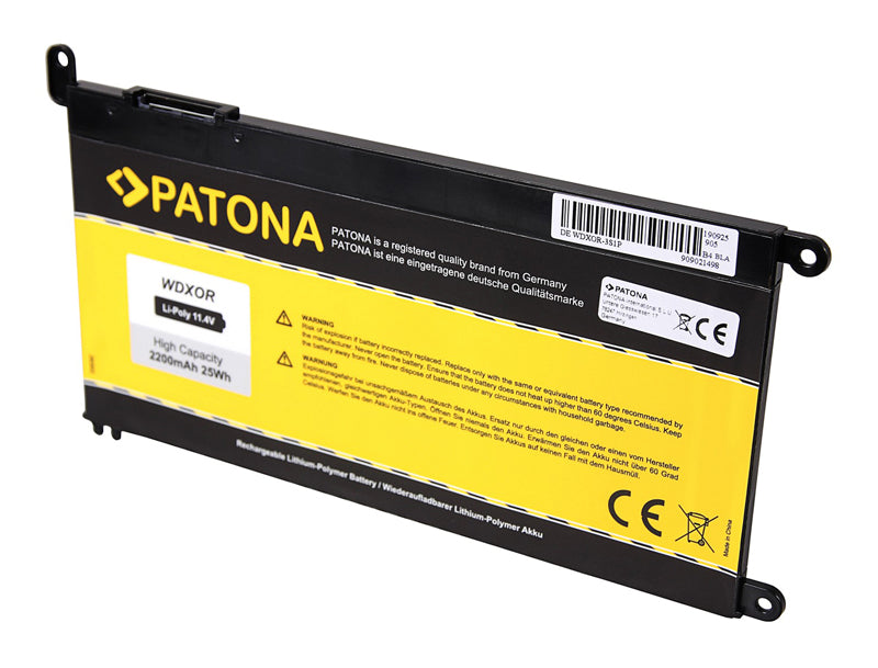 Baterie pro notebooky Dell Inspiron 15 5568/13 5368 3400mAh Li-Pol 11,4V PATONA PT2835