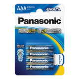 Baterie AAA (R03) alkalická PANASONIC Evolta 4ks / blistr
