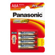 Baterie AAA (R03) alkalická PANASONIC Pro Power 4ks / blistr