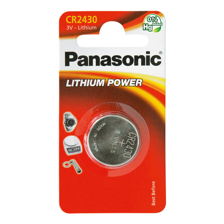 Baterie CR2430 PANASONIC lithiová 1ks / blistr