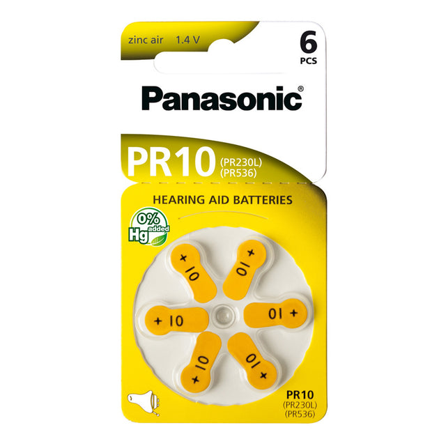 Baterie PANASONIC AZ10/V10/PR230 6ks / blistr