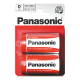 Baterie D (R20) Zn-Cl PANASONIC Red 2ks / blistr