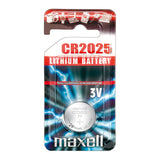 Baterie CR2025 MAXELL lithiová 1ks / blistr