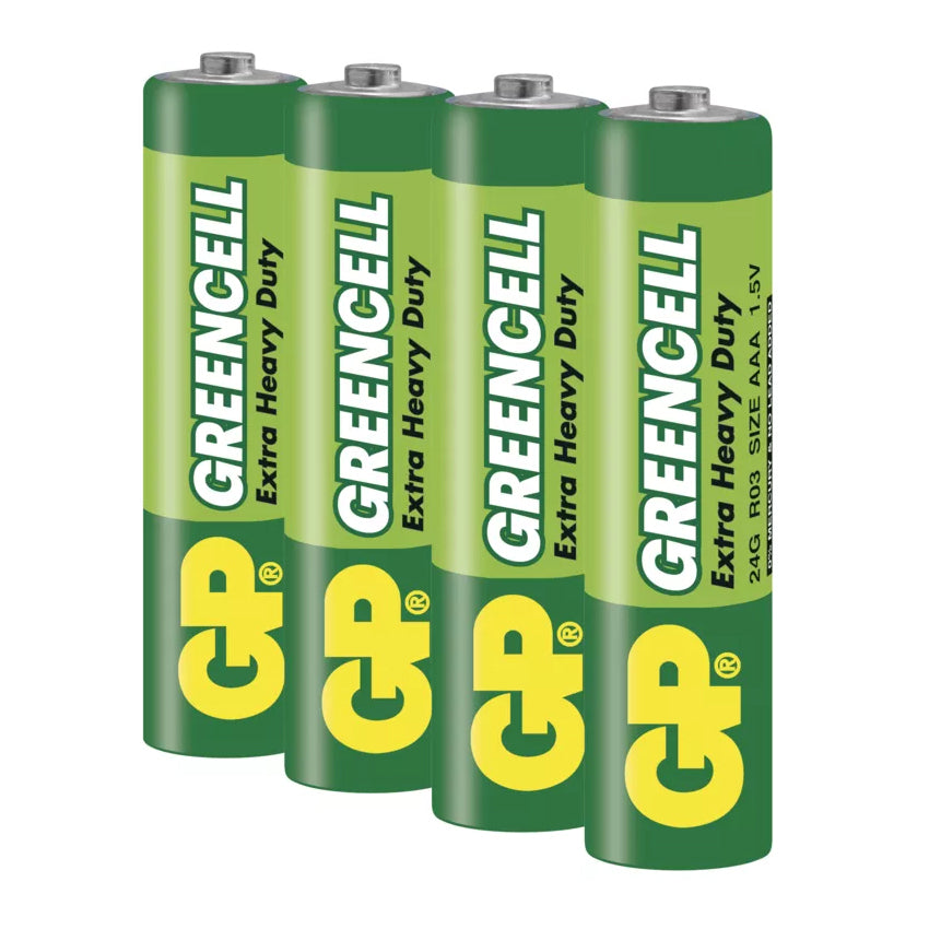 Baterie AAA (R03) Zn-Cl GP Greencell 4ks / blistr