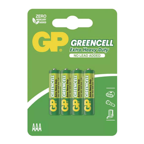 Baterie AAA (R03) Zn-Cl GP Greencell 4ks / blistr