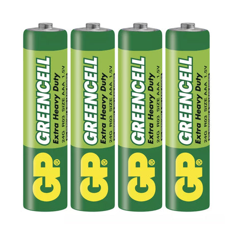 Baterie AAA (R03) Zn-Cl GP Greencell 4ks / blistr