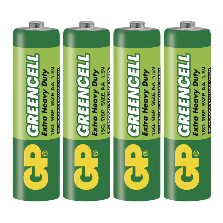 Baterie AA (R6) Zn-Cl GP Greencell 4ks / blistr