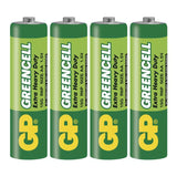Baterie AA (R6) Zn-Cl GP Greencell 4ks / blistr