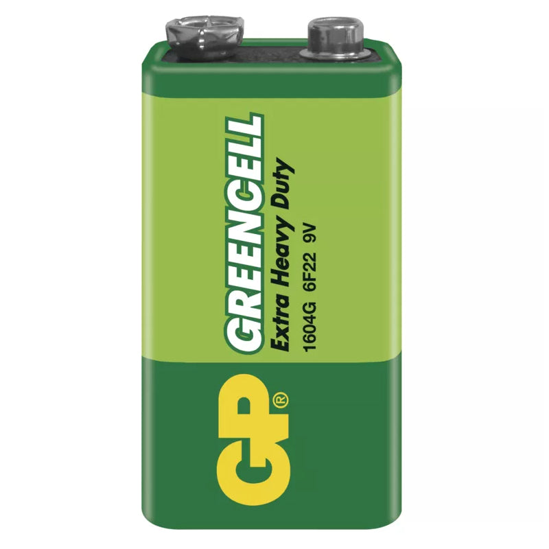 Baterie 6F22 (9V) Zn-Cl GP Greencell 1ks / blistr