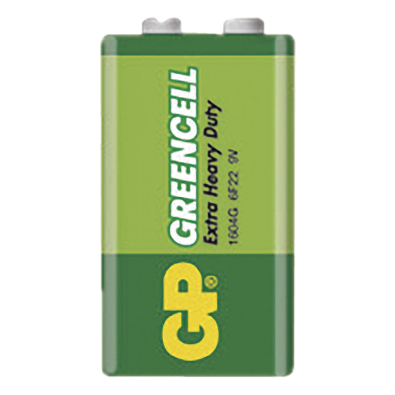 Baterie 6F22 (9V) Zn-Cl GP Greencell 1ks / blistr