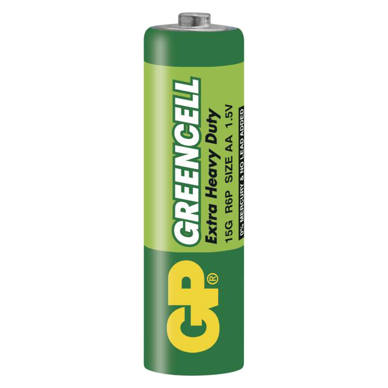 Baterie AA (R6) Zn-Cl GP Greencell 12ks