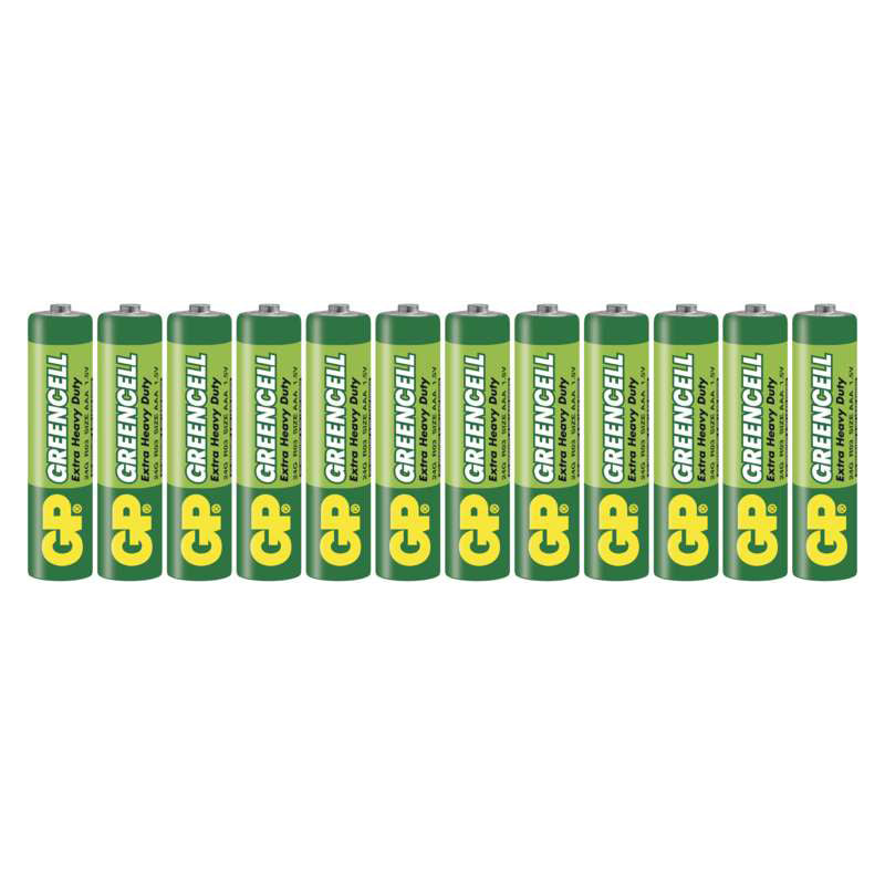 Baterie AAA (R03) Zn-Cl GP Greencell  12ks