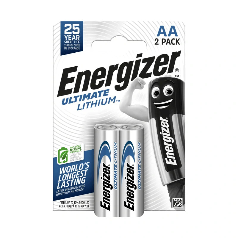 Baterie lithiová AA R6 1,5V ENERGIZER Ultimate 2ks / blistr –40°C