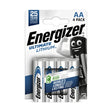 Baterie lithiová AA R6 1,5V ENERGIZER Ultimate 4ks / blistr –40°C