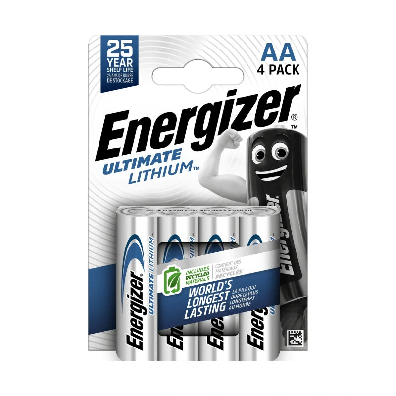 Baterie lithiová AA R6 1,5V ENERGIZER Ultimate 4ks / blistr –40°C