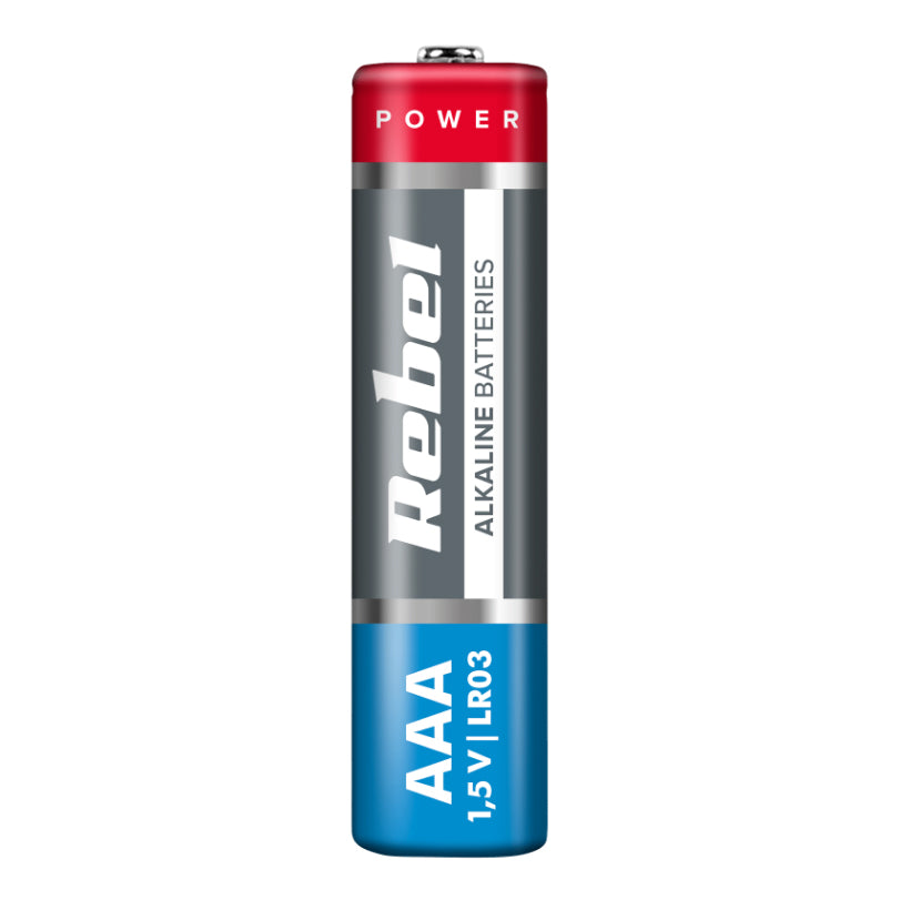 Baterie AAA LR03 alkalická REBEL Alkaline Power 4ks / blistr BAT0060B