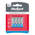 Baterie AAA LR03 alkalická REBEL Alkaline Power 4ks / blistr BAT0060B