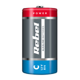 Baterie C (R14) alkalická REBEL Alkaline Power 2ks / blistr BAT0063B