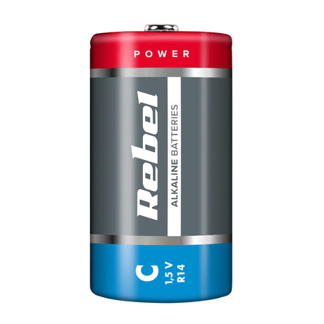 Baterie C (R14) alkalická REBEL Alkaline Power 2ks / blistr BAT0063B