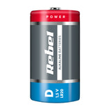 Baterie D (R20) alkalická REBEL Alkaline Power 2ks / blistr BAT0064B