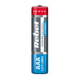 Baterie AAA (R03) alkalická REBEL EXTREME Alkaline Power 2ks / blistr BAT0090B