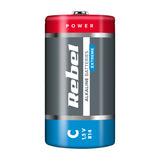Baterie C (R14) alkalická REBEL EXTREME Alkaline Power 2ks / blistr BAT0093B