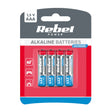 Baterie AAA (R03) alkalická REBEL EXTREME Alkaline Power 4ks / blistr BAT0096B