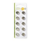 Baterie LR44 (AG13) alkalická NEDIS BAAKLR4410BL 10ks / blistr