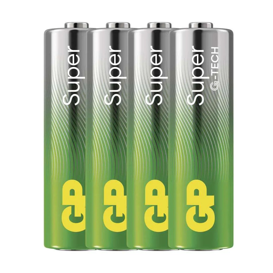 Baterie AA (R6) alkalická GP Super 4ks