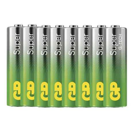 Baterie AA (R6) alkalická GP Super 8ks