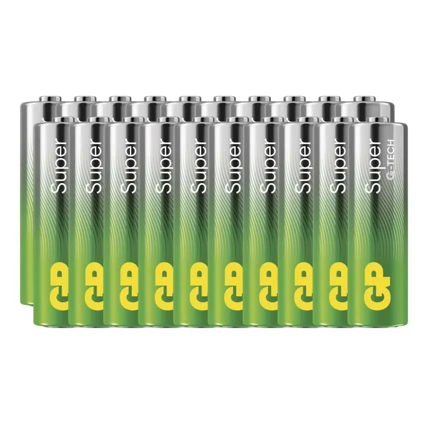 Baterie AA (R6) alkalická GP Super 20ks / shrink
