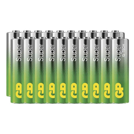 Baterie AA (R6) alkalická GP Super 20ks / shrink