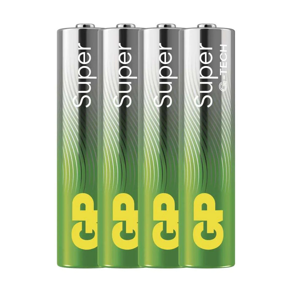 Baterie AAA (R03) alkalická GP Super 4ks
