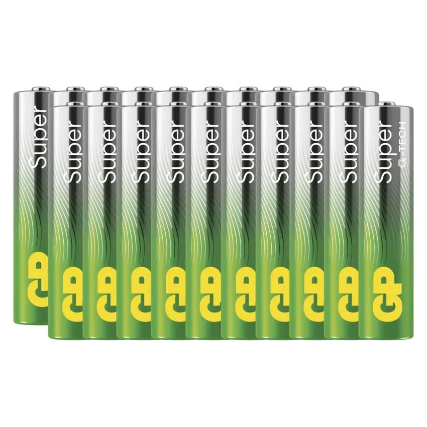 Baterie AAA (R03) alkalická GP Super 20ks