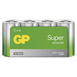Baterie C (R14) alkalická GP Super 4ks / shrink