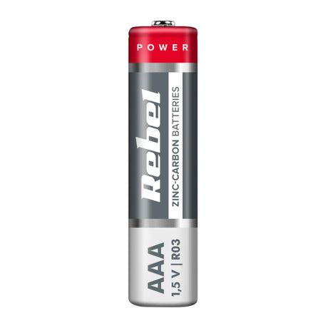 Baterie AAA (R03) Zn-Cl REBEL 4ks / blistr BAT0080B